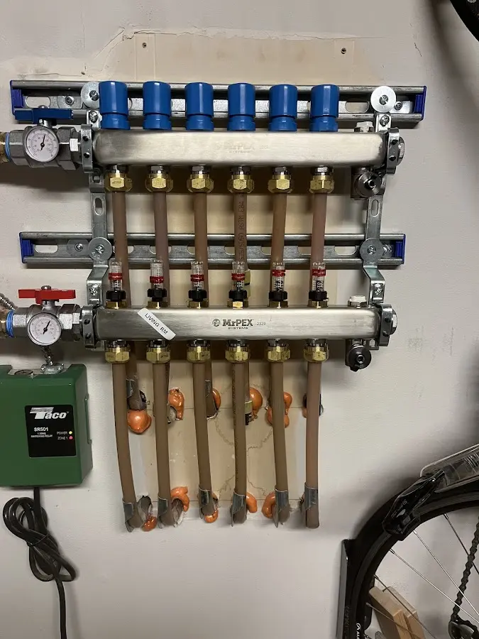 Plumber performing Leak Detection at a residential property in Crawford